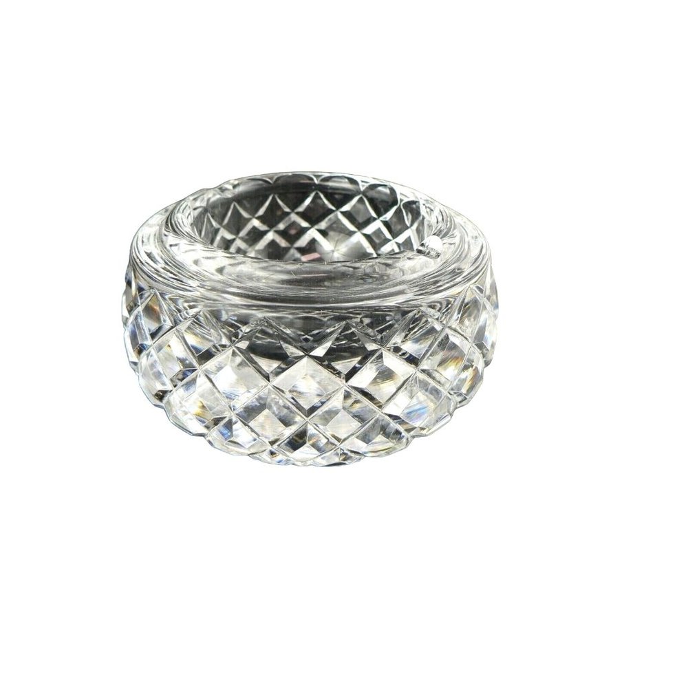 Ashtray Waterford Cut Crystal w/ Logo Etched on Bottom